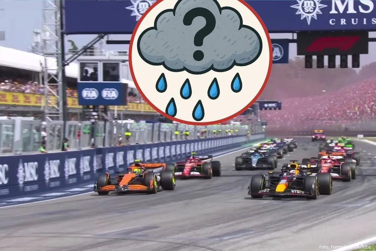 Formel 1 bliver der regn?
