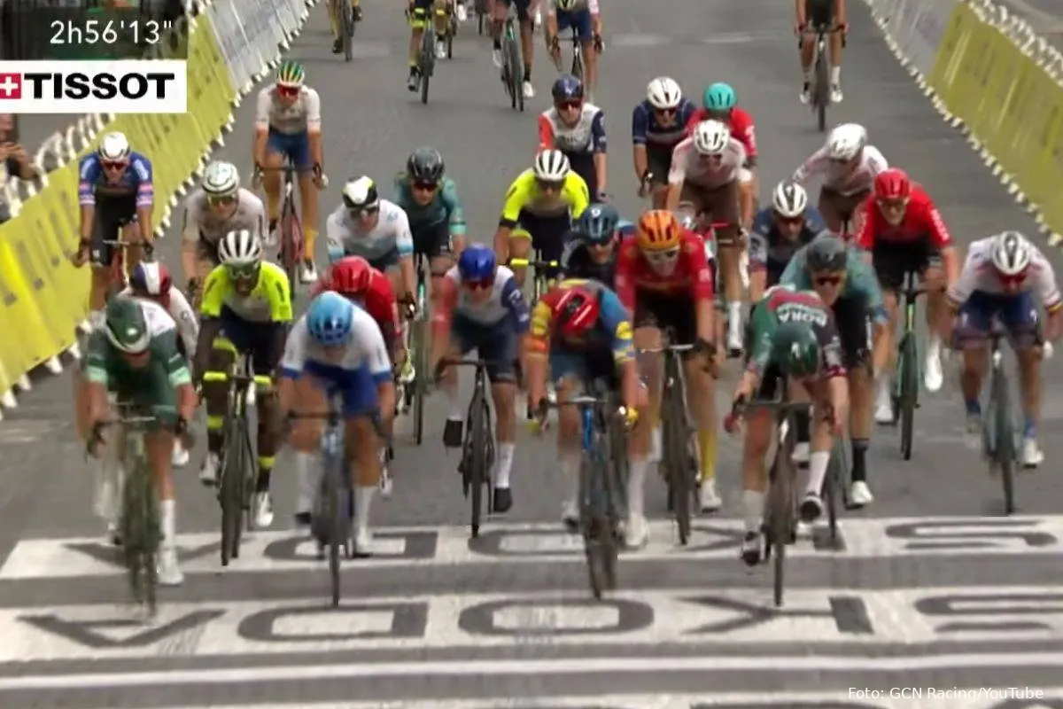 Tour de France sprinterafslutning på Champs Elysée