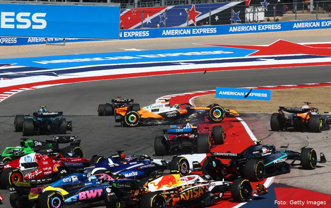 USAs grand prix mclaren uheld crash