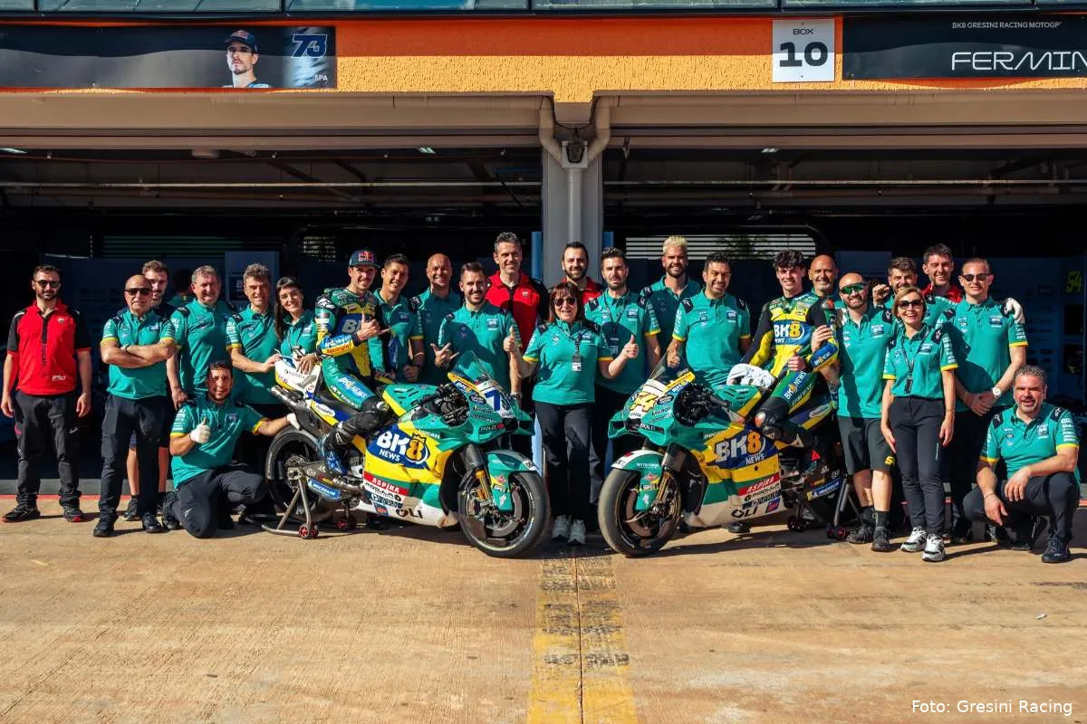 Team Gresini Racing MotoGP schierato a Goiania, Brasile