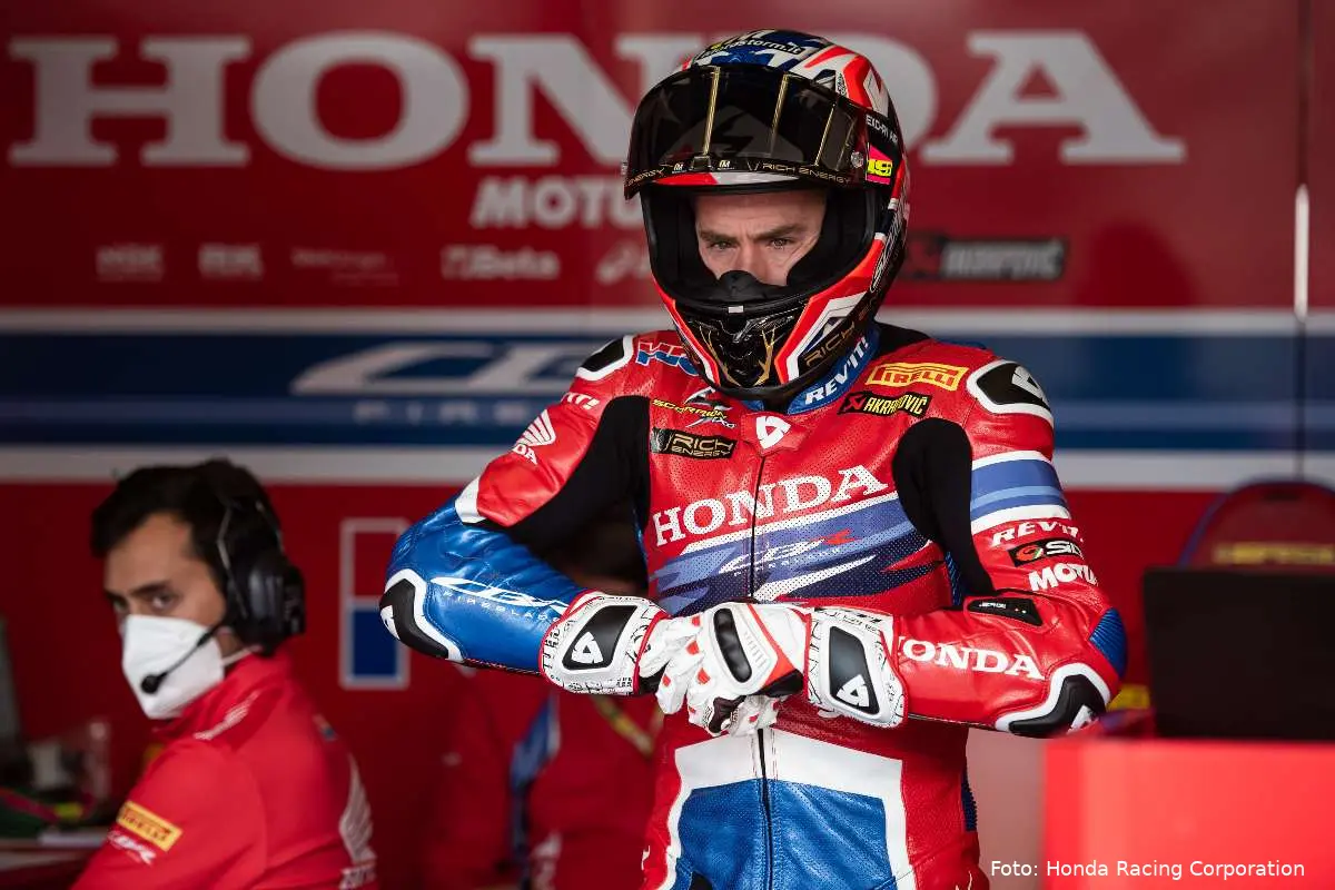 Alvaro Bautista pilota Honda HRC Superbike SBK