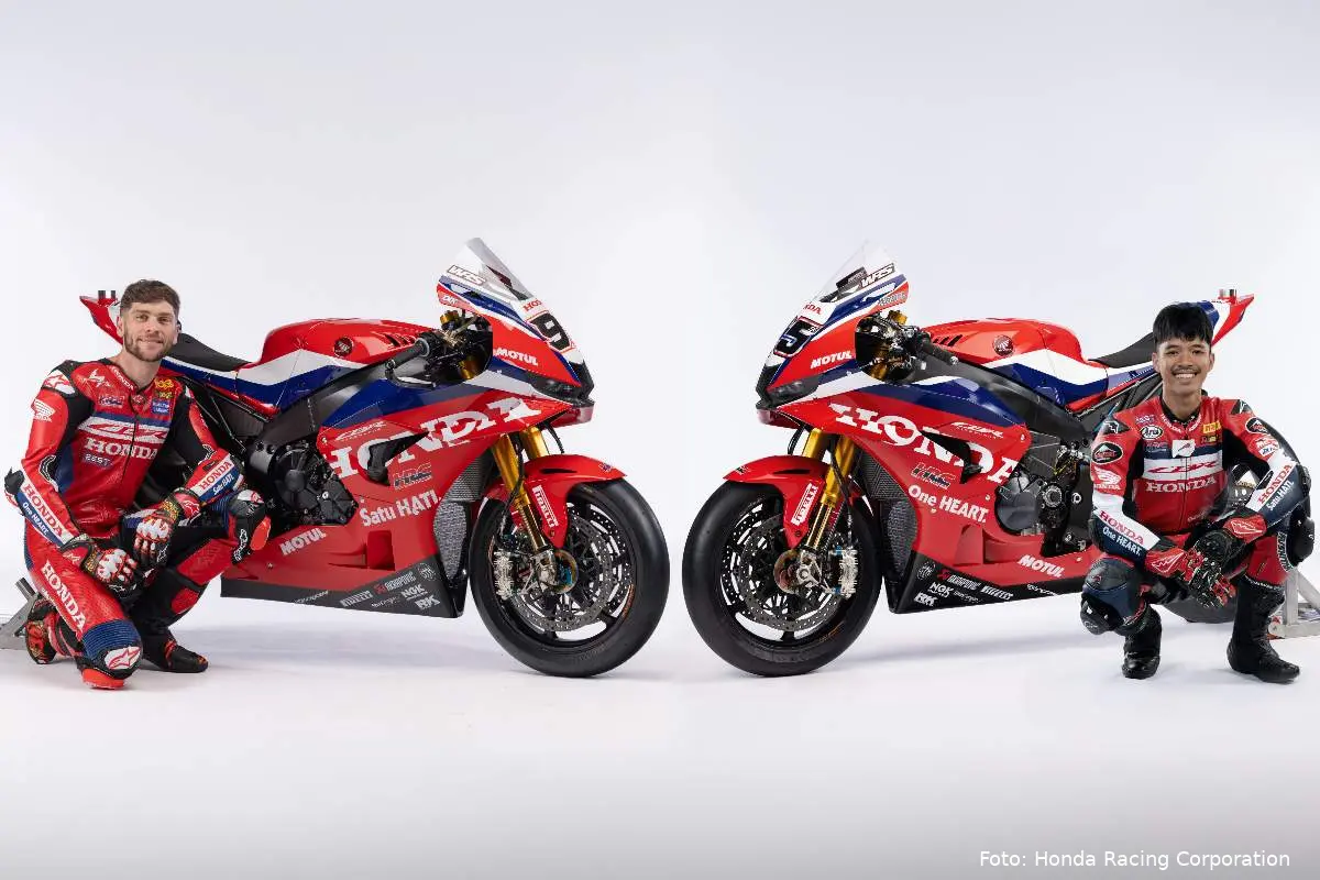 Jake Dixon e Somkiat Chantra piloti Honda HRC Superbike SBK 2026