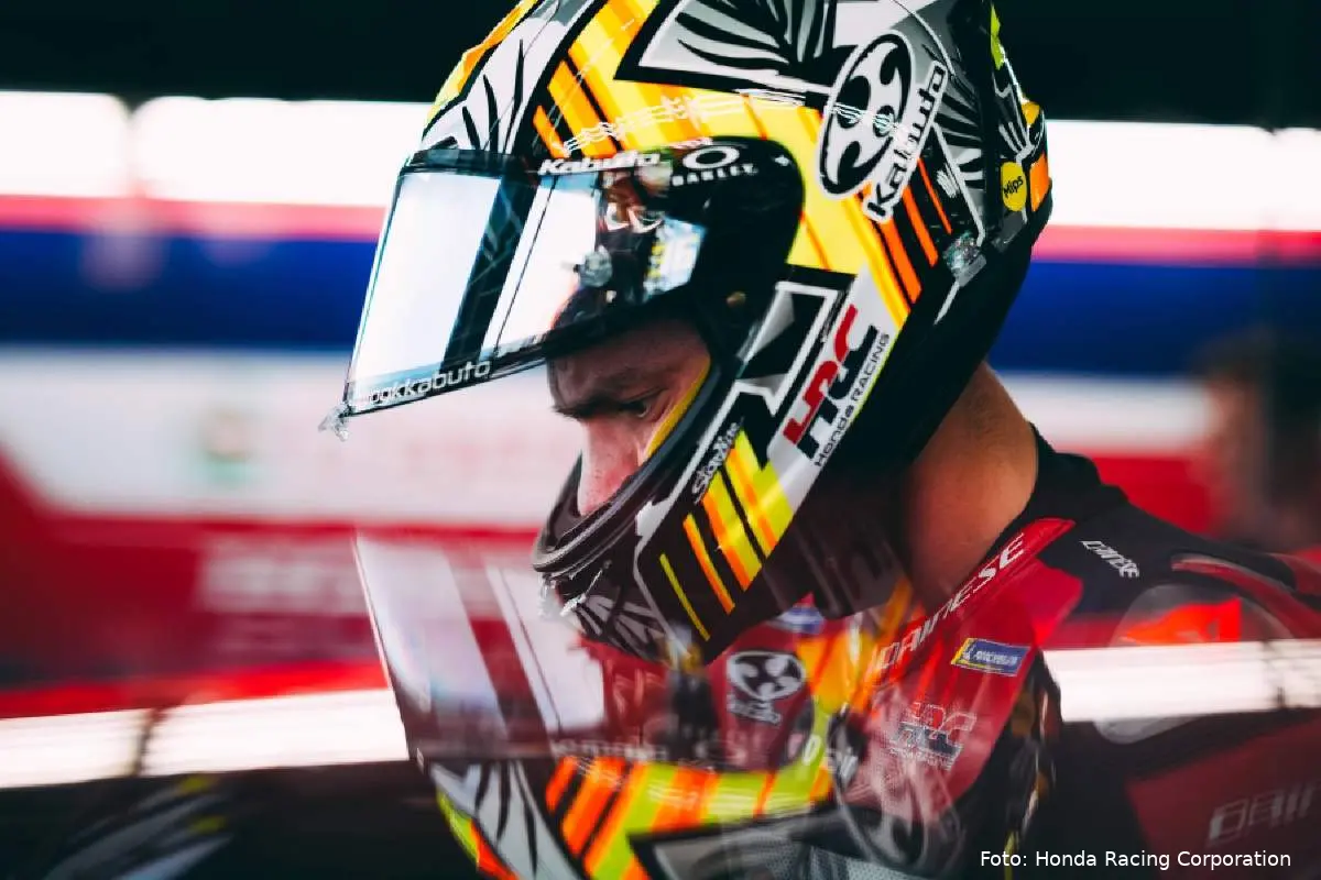 Joan Mir pilota Honda HRC MotoGP a Buriram, Thailandia