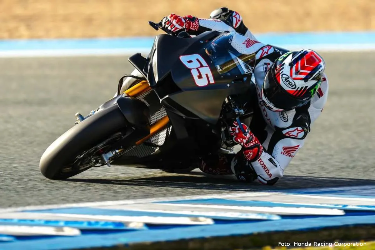 Jonathan Rea tester Honda HRC Superbike SBK
