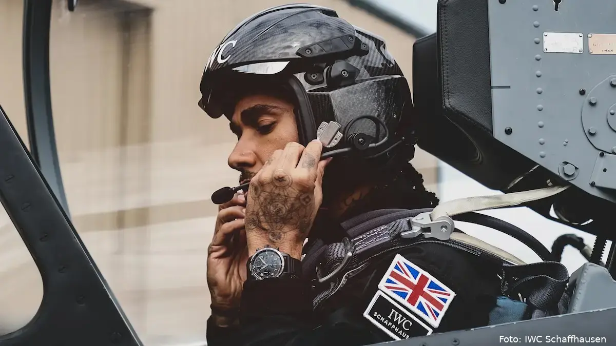 lewis hamilton flyve iwc