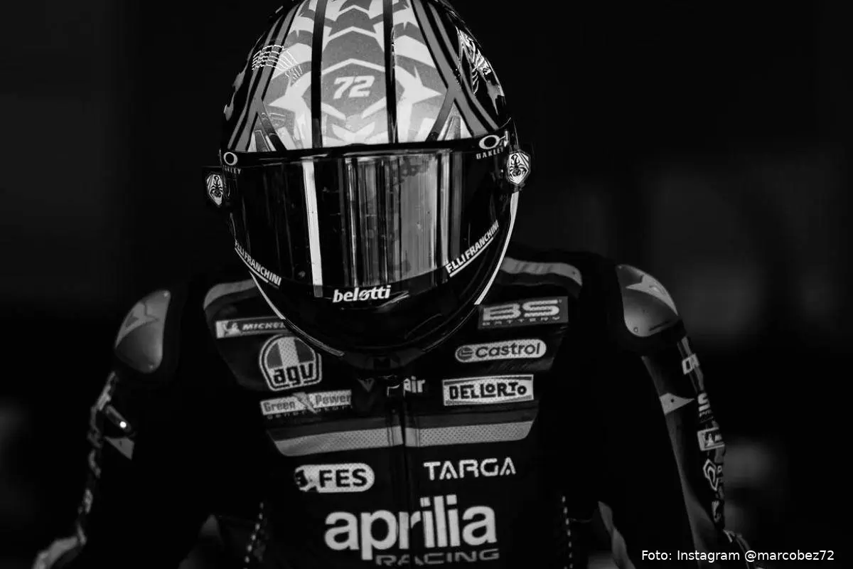 Marco Bezzecchi pilota Aprilia MotoGP