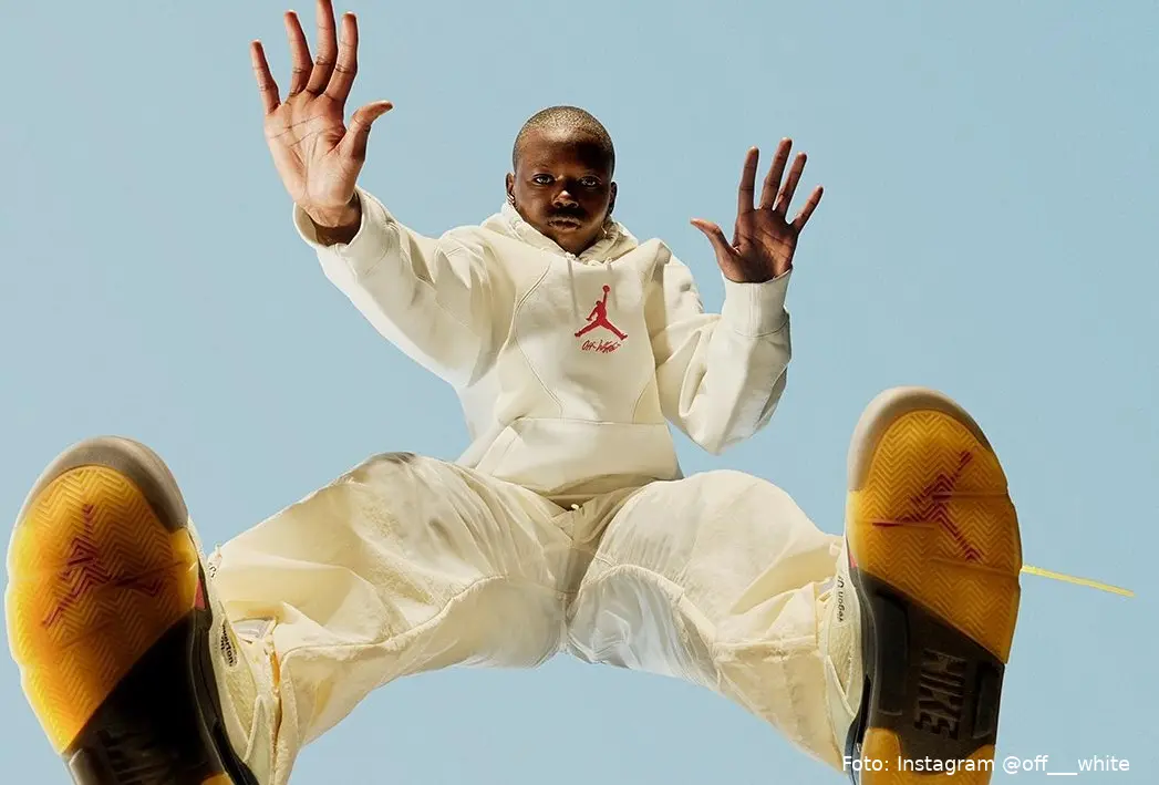 banner jordan off white