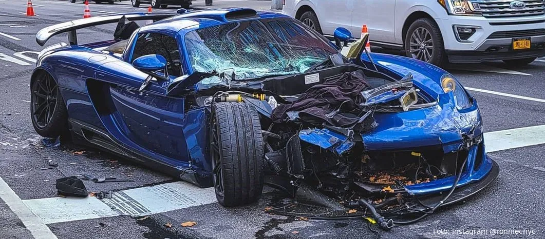 porsche crash instagram