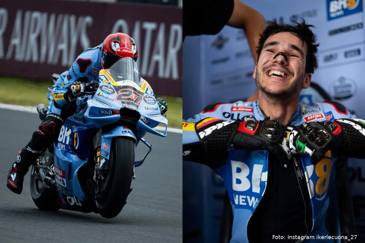 Iker Lecuona pilota Gresini Racing nelle Prove MotoGP a Balaton Park, Ungheria