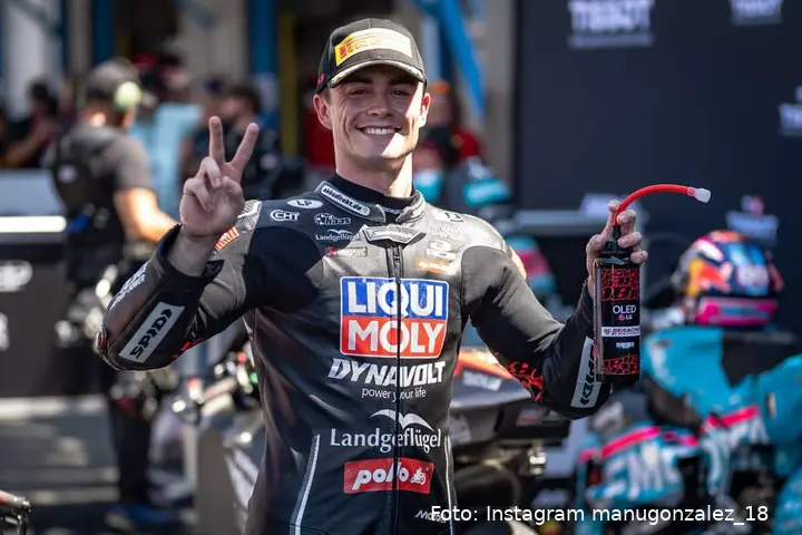 Manu Gonzalez Moto2 rider