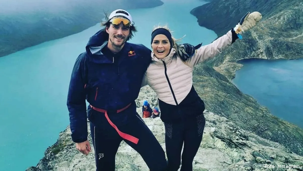 Therese Johaug og Nils Jakob Hoff