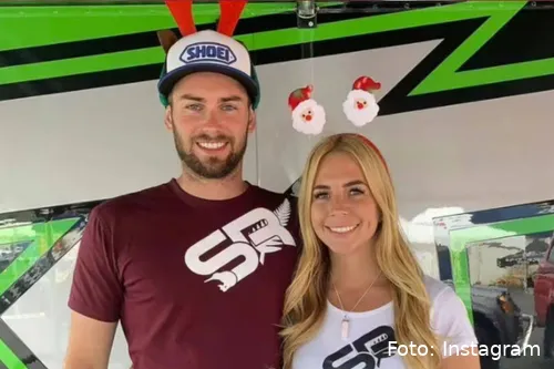 Afdøde Shane Richardson og hans efterladte Hannah James