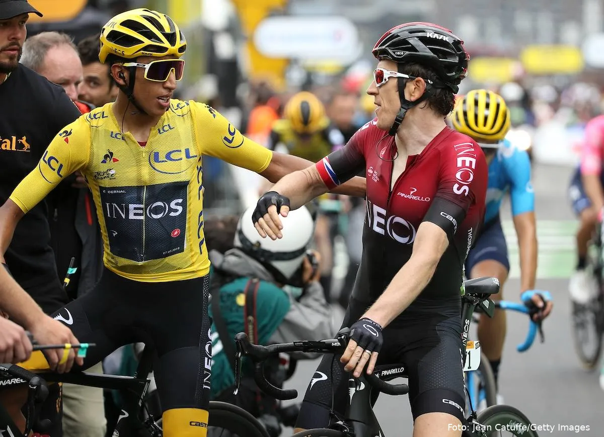 Egan Bernal + Geraint Thomas