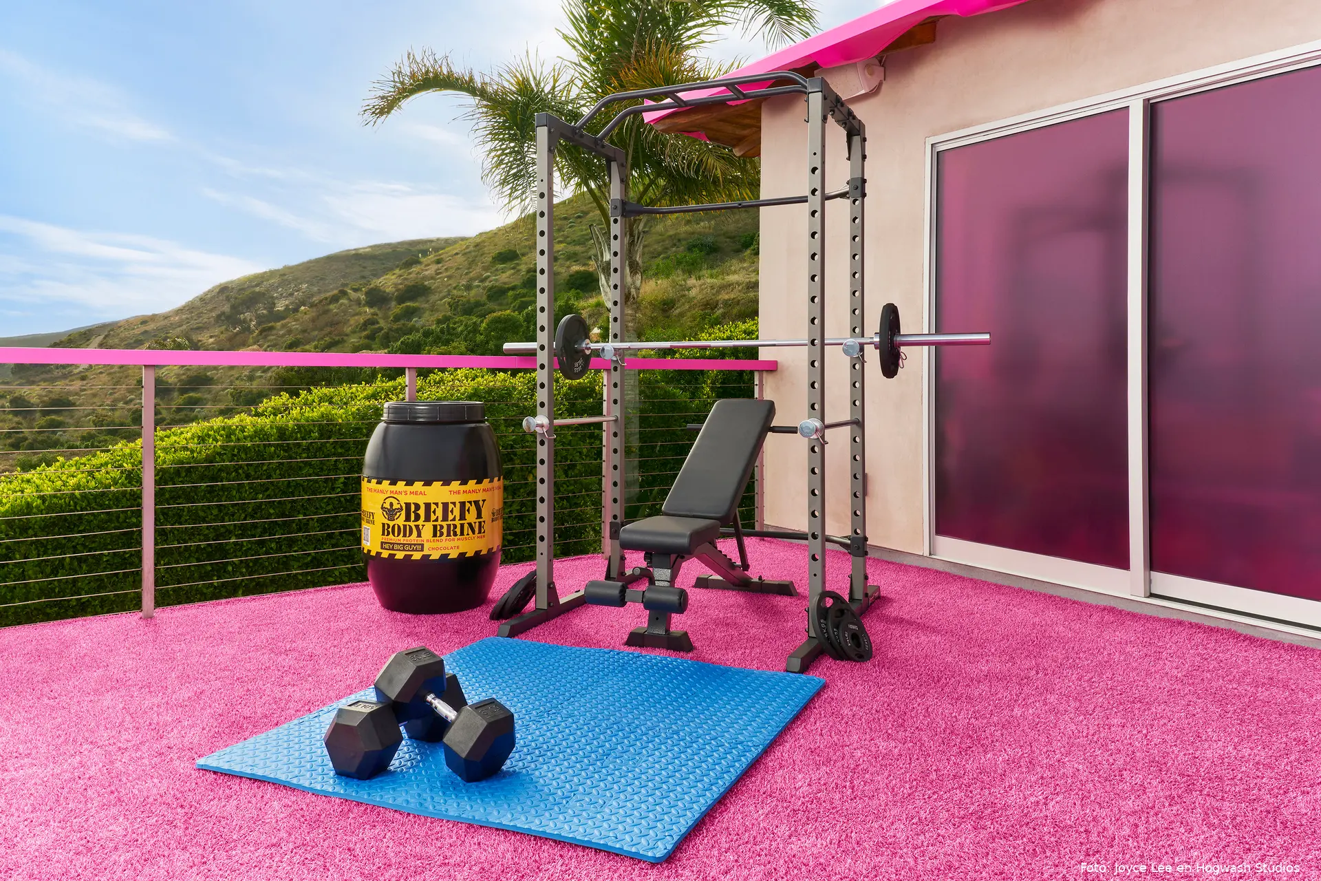 10 kens dreamhouse airbnb gym credit joyce lee