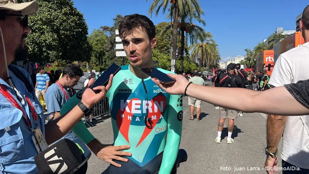 Urko Berrade en la Vuelta a España 2026.