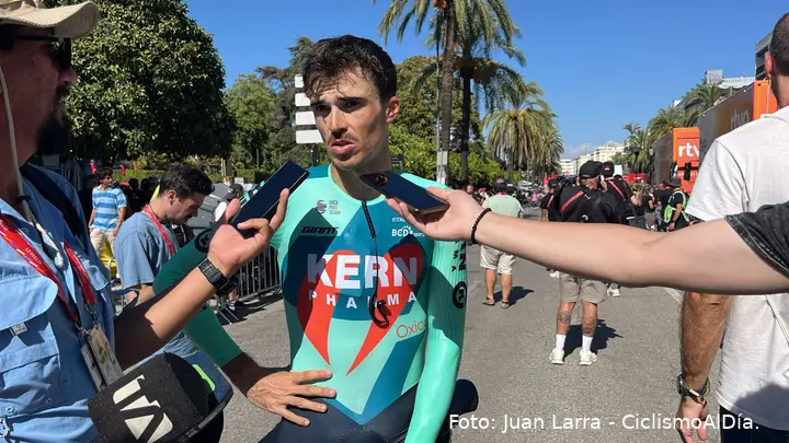 Urko Berrade en la Vuelta a España 2026.