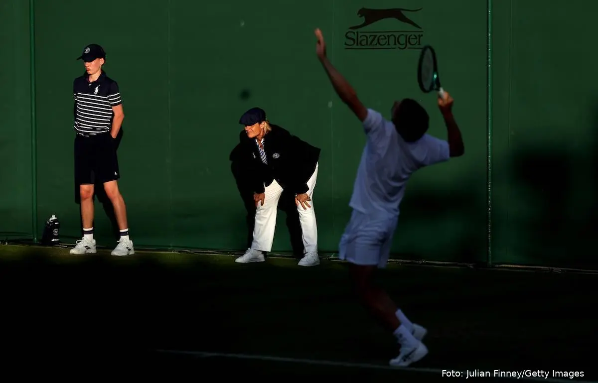 david goffin wimbledon line judge