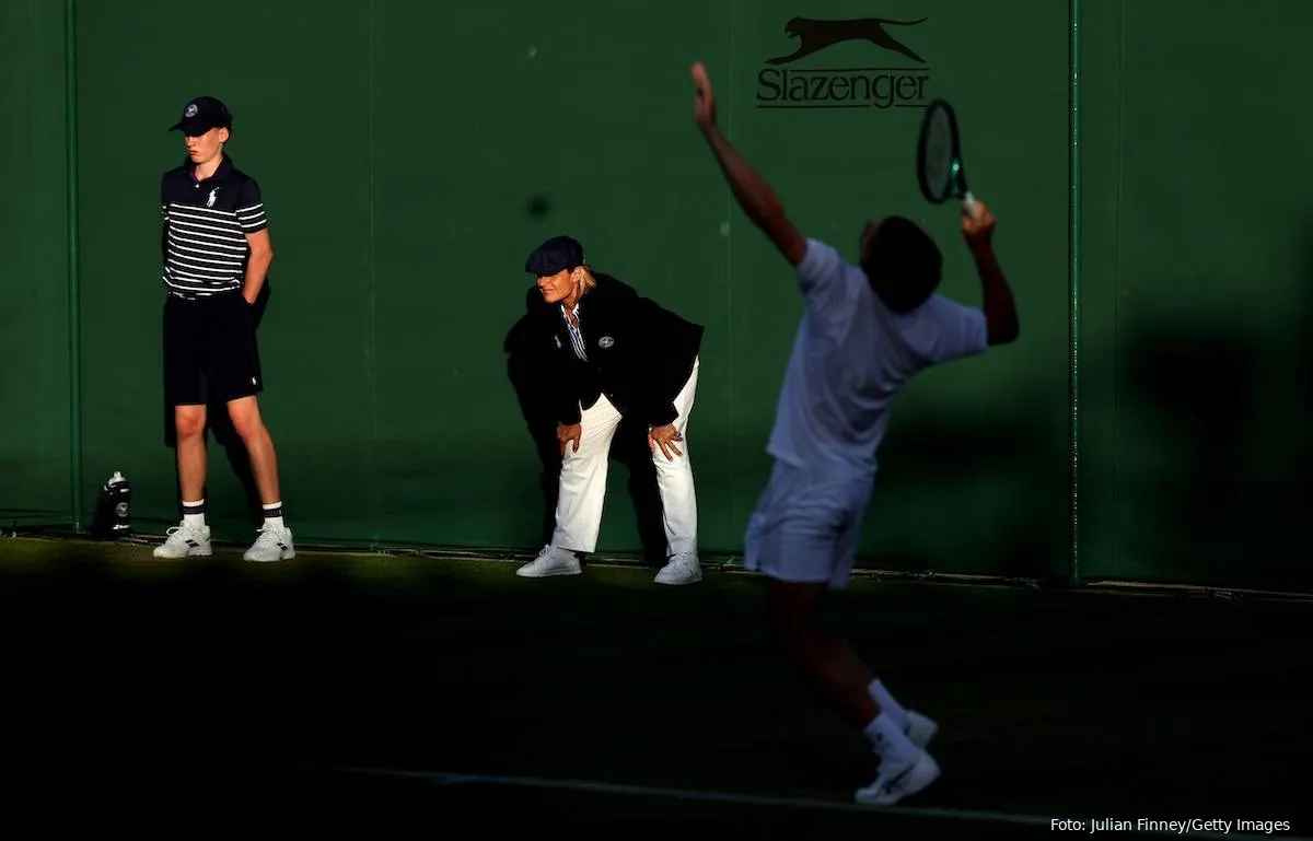 david goffin wimbledon line judge