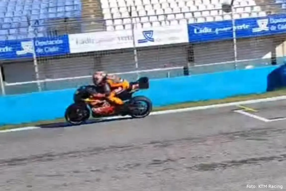 Pol Espargaro test con la KTM con motore 850cc