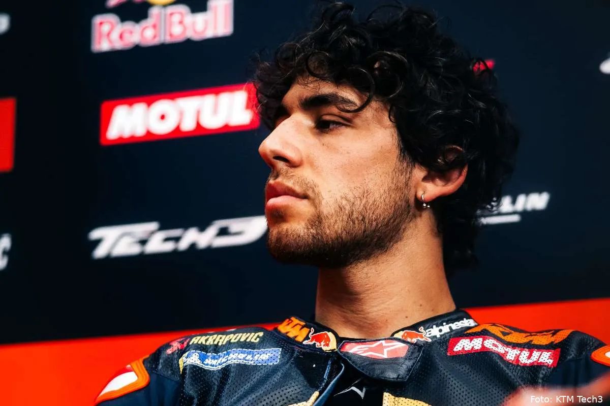 Enea Bastianini pilota KTM Tech3 MotoGP durante il Sepang Test