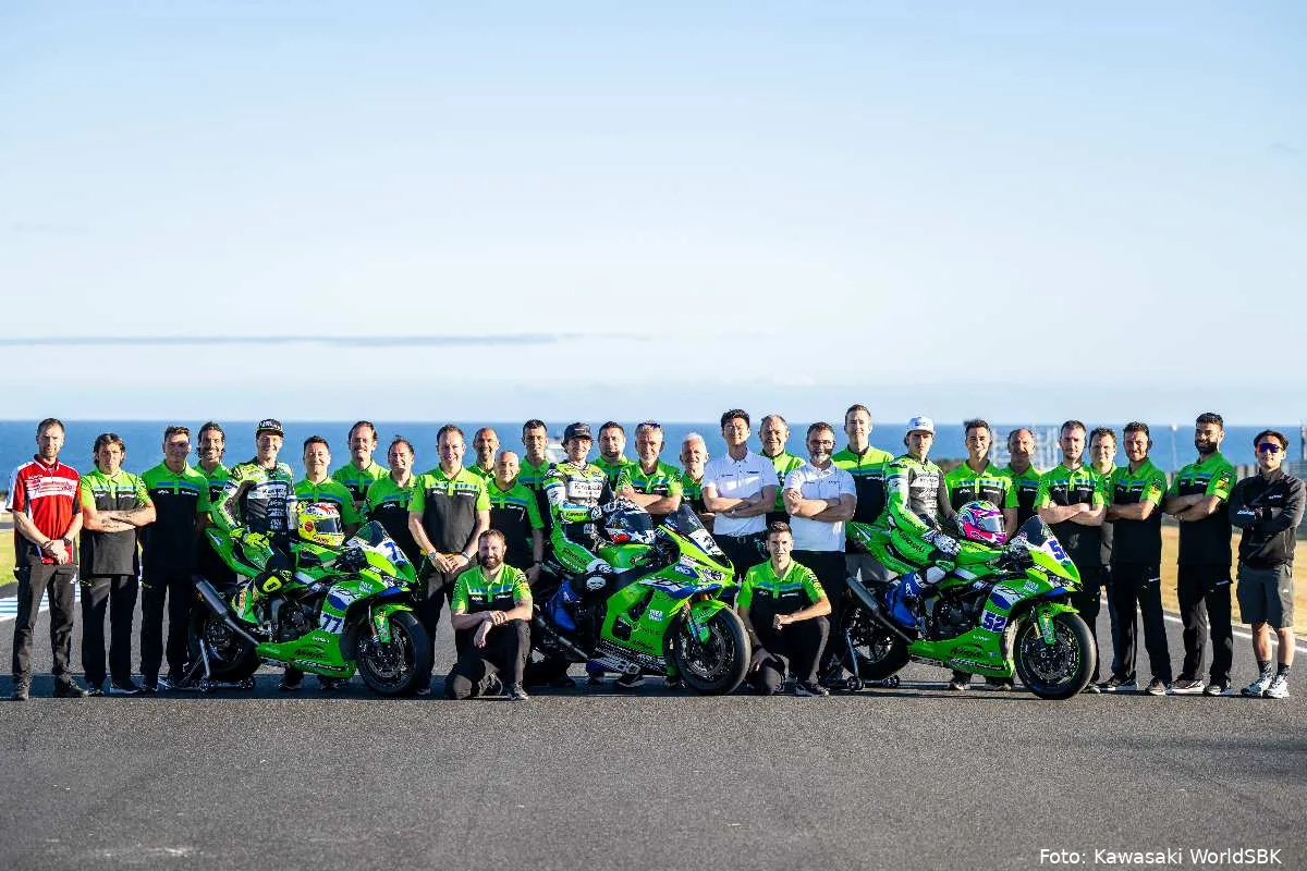 Manuel Puccetti con i team Kawasaki Superbike WorldSBK e Supersport WorldSSP