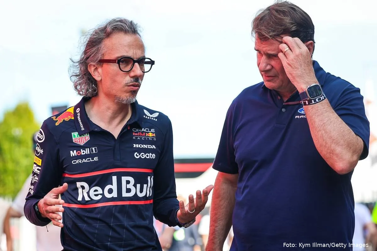 Laurent Mekies Red Bull + Jim Farley Ford