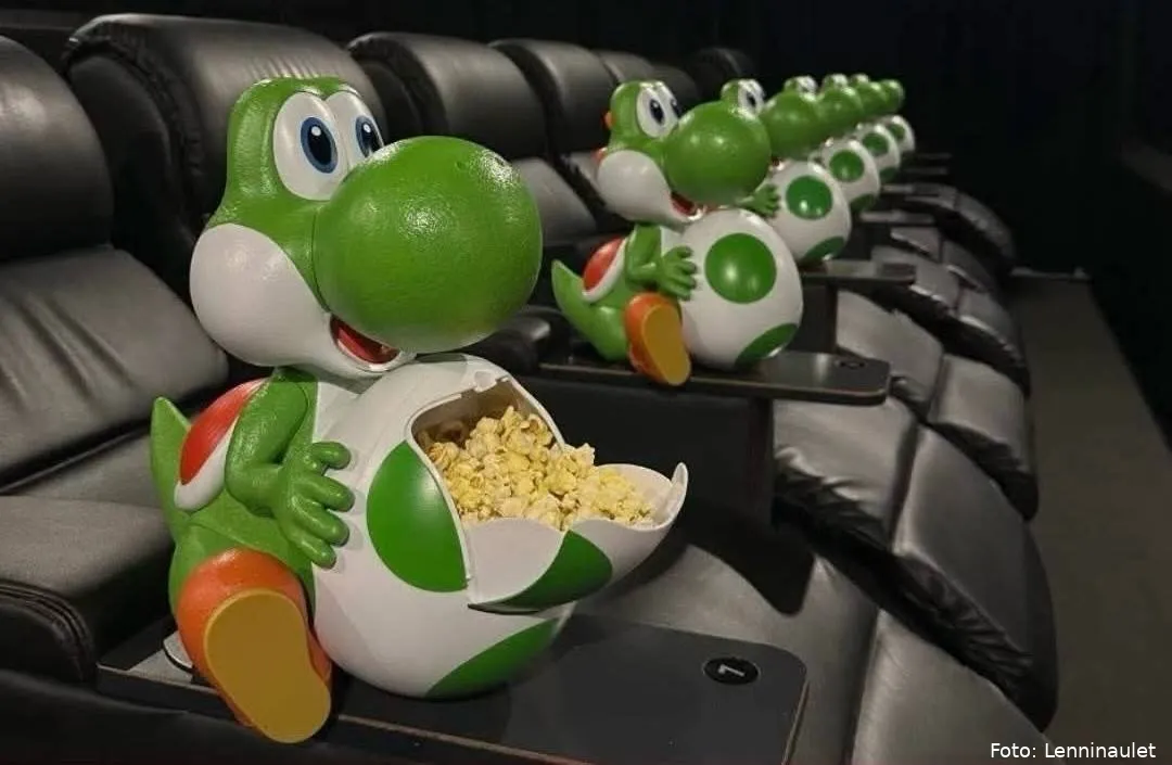 Super Mario Bros Galaxy movie Yoshi Popcorn Bucket 🍿
