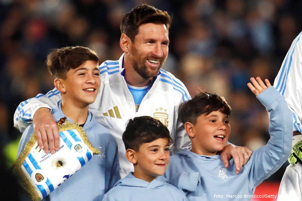 Lionel Messi Ciro Messi Thiago Messi Matteo Messi