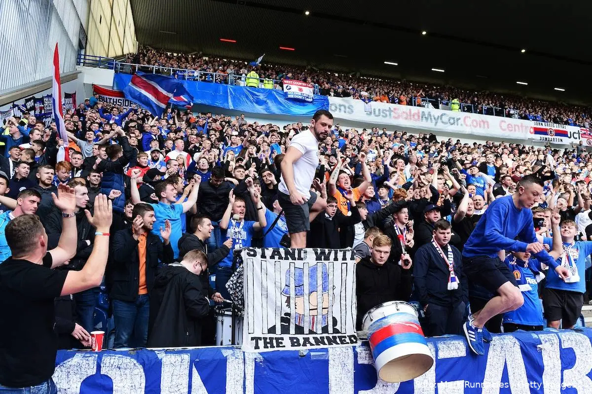 ross mcgill glasgow rangers fans