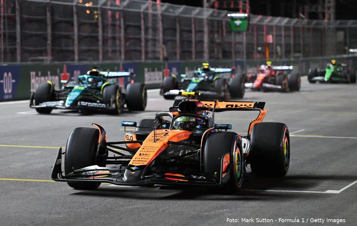 mclaren las vegas formel 1 bil