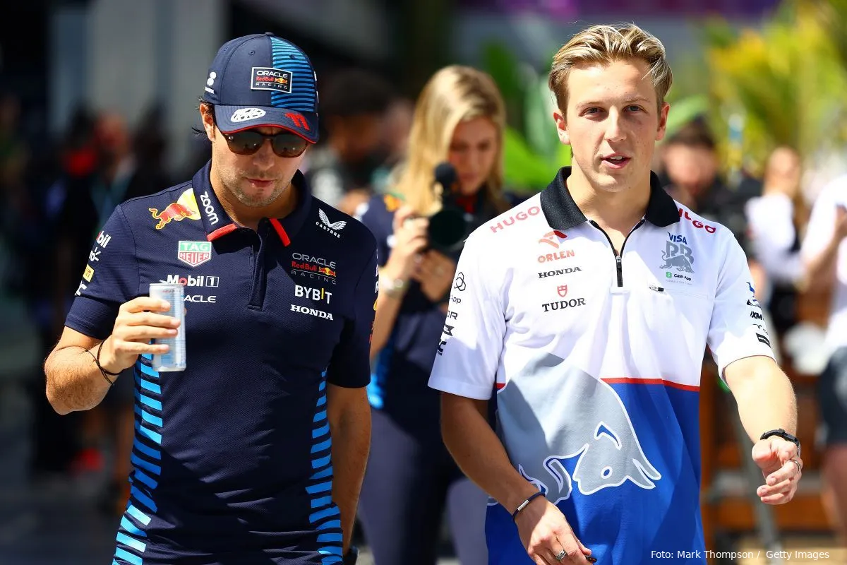 sergio perez liam lawson