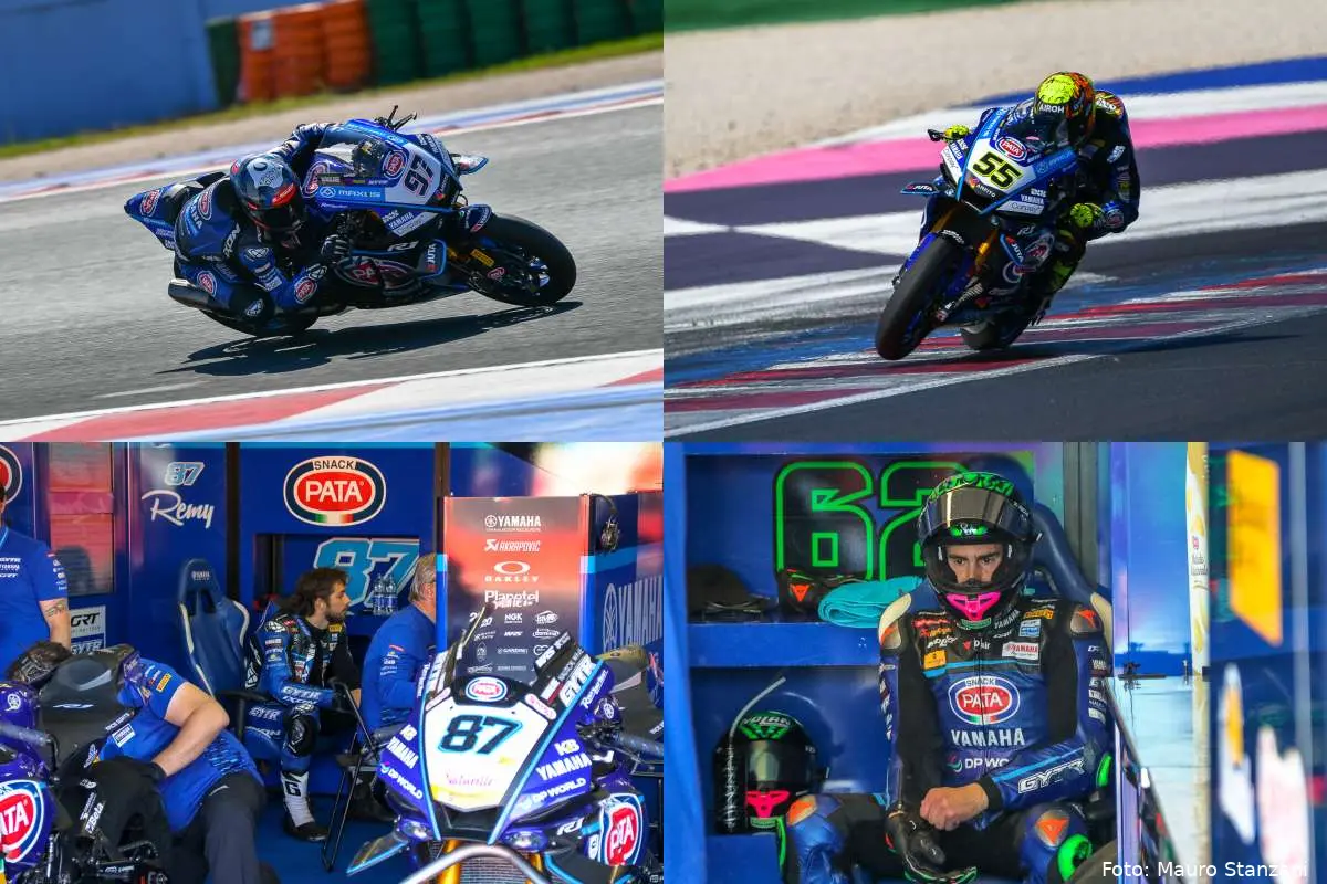 Vierge Locatelli Gardner Manzi Yamaha Superbike SBK Misano Test