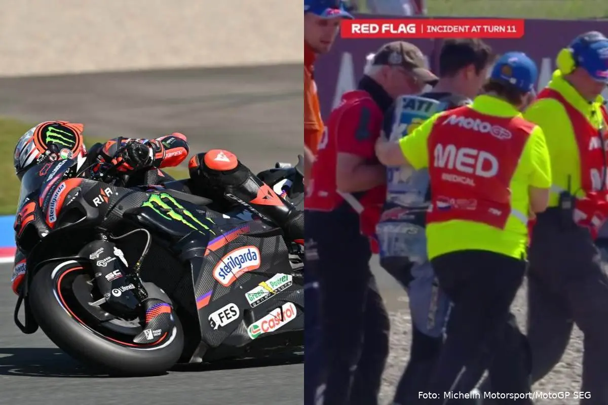 Marco Bezzecchi e Alex Marquez nelle Prove MotoGP ad Assen