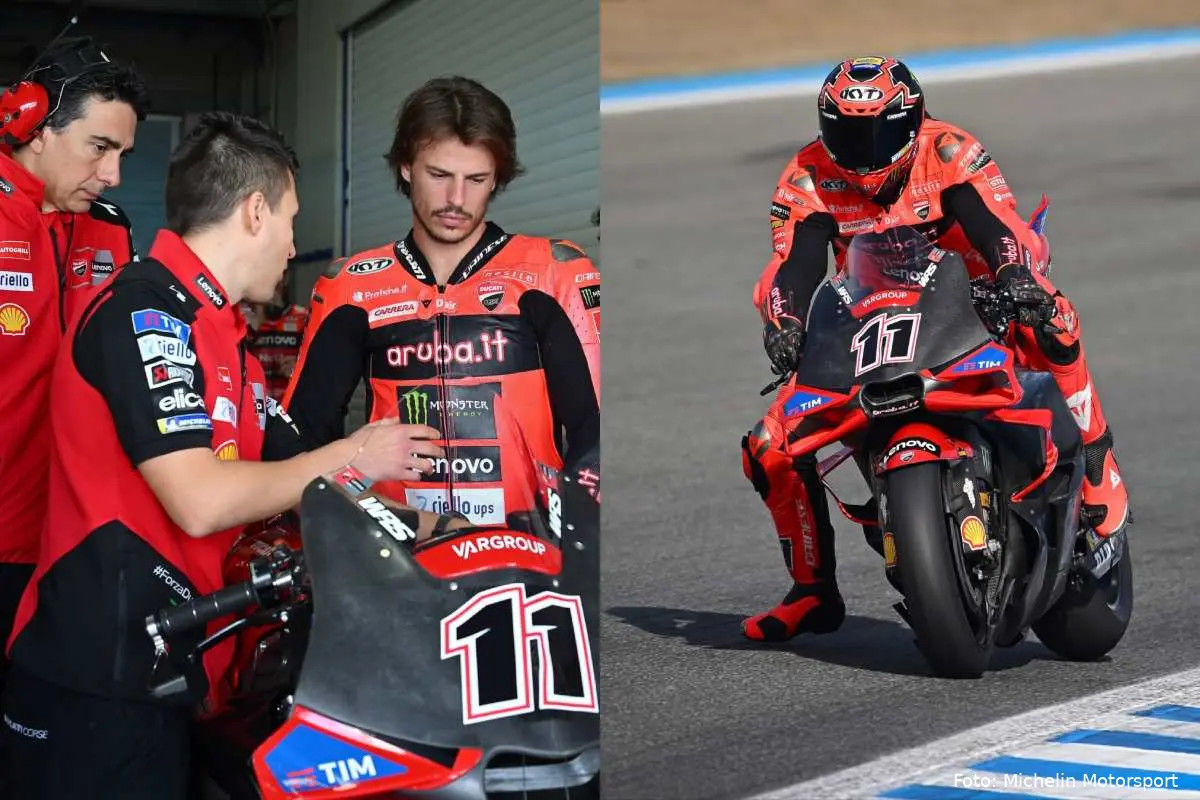 Nicolo Bulega Ducati MotoGP Test Jerez