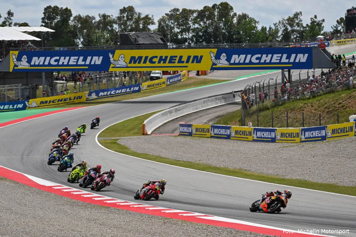 Piloti nella gara MotoGP a Barcellona, Catalunya