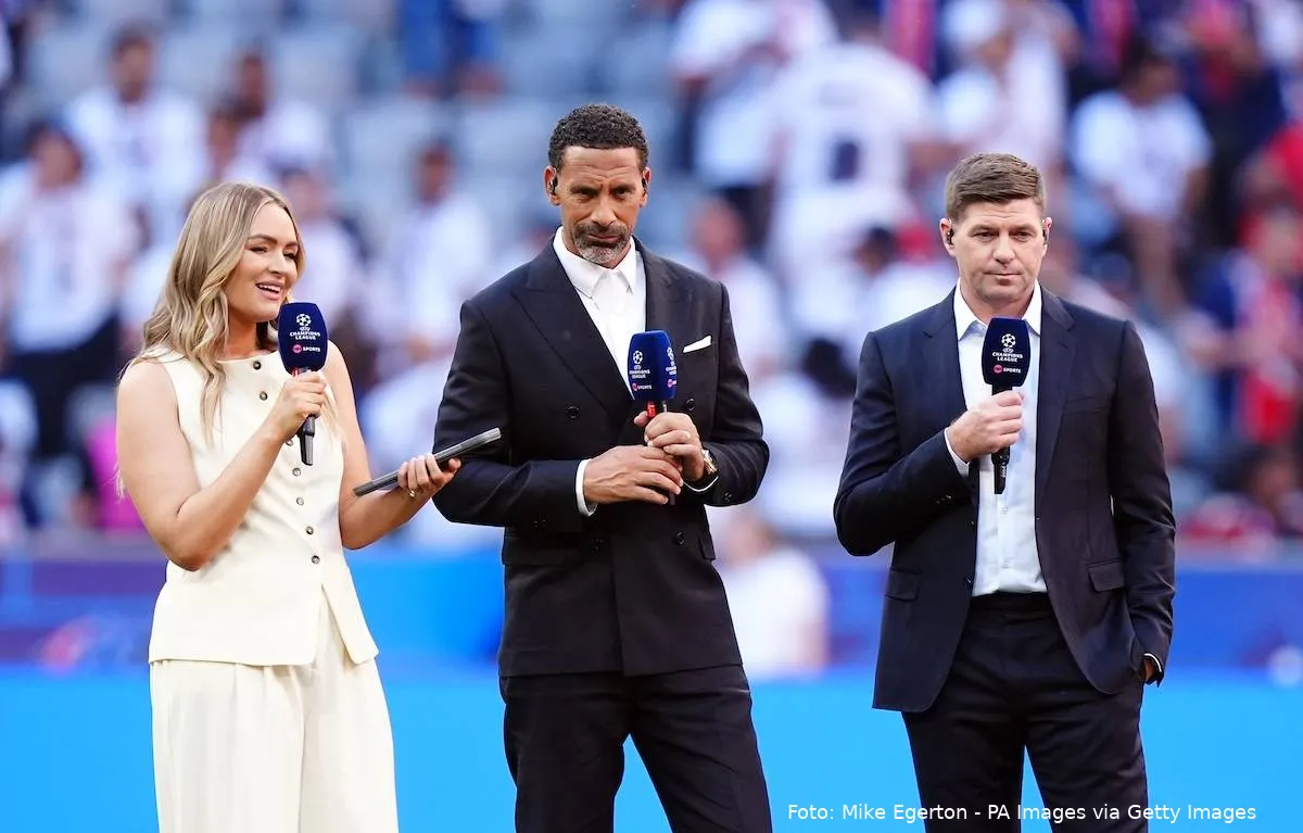Laura Woods + Rio Ferdinand + Steven Gerrard