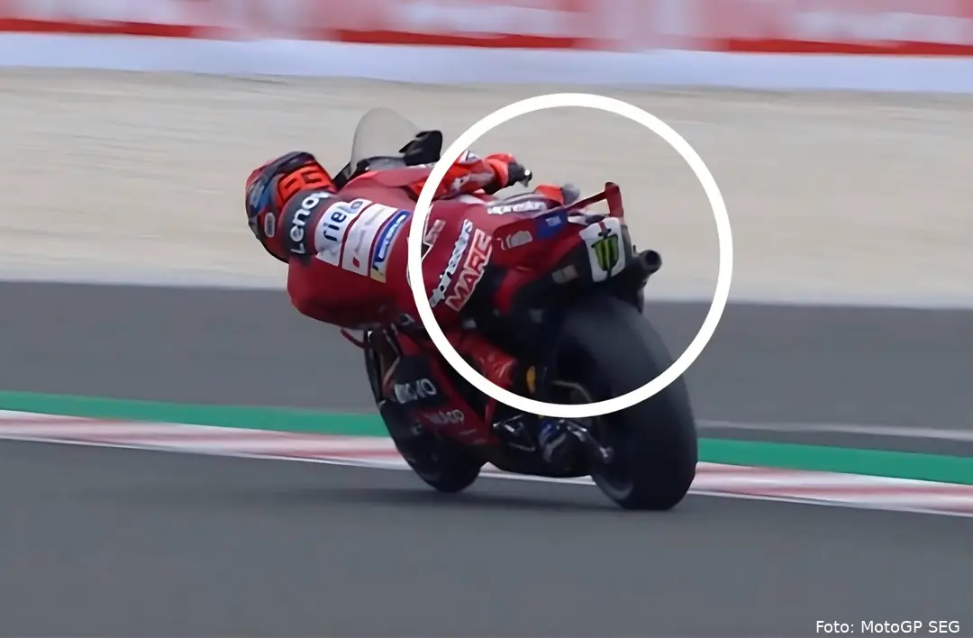 New Ducati tail unit spotted on Marc Marquez’s bike