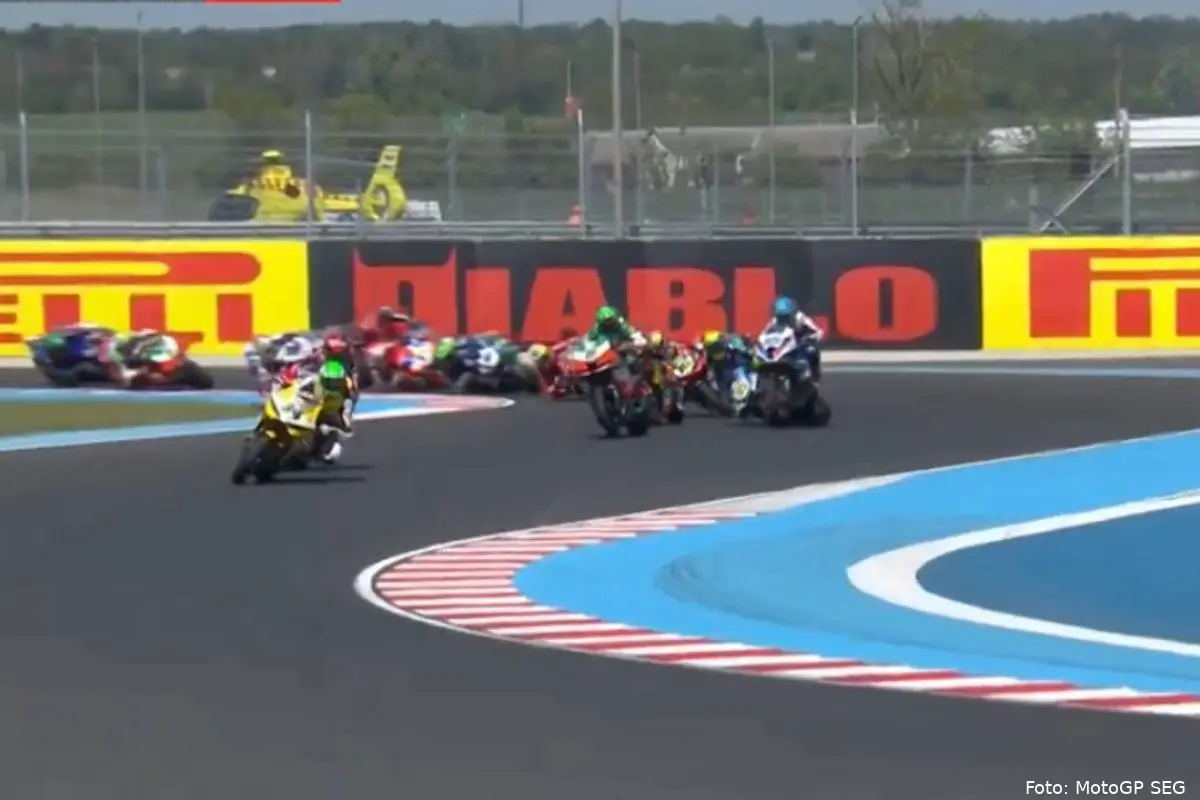 Miguel Oliveira incidente crash Superbike SBK Balaton Park Ungheria