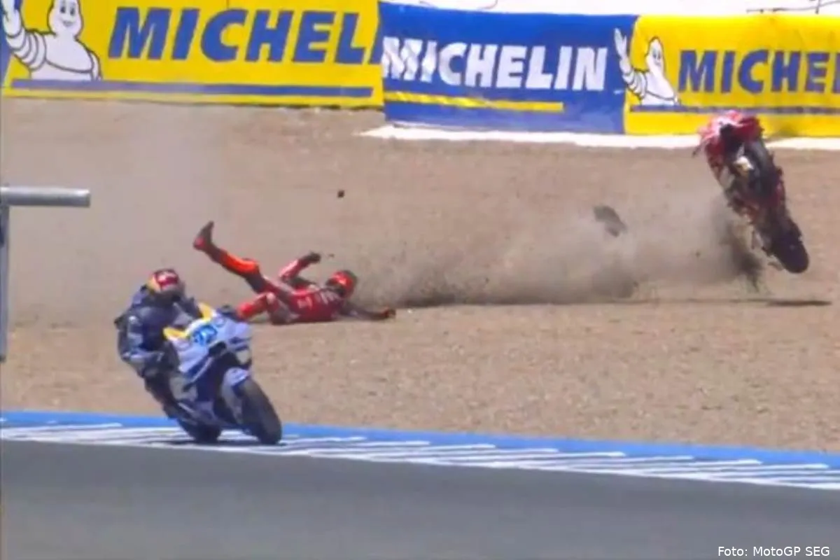 Marc Marquez e Alex nella gara MotoGP a Jerez, Spagna