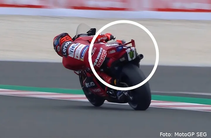 New Ducati tail unit spotted on Marc Marquez’s bike