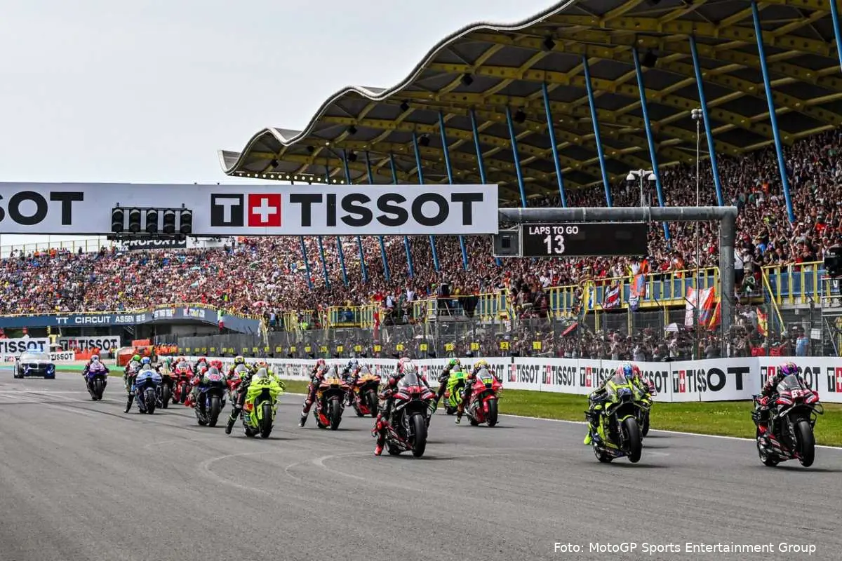 Partenza gara MotoGP al TT Circuit Assen 2026