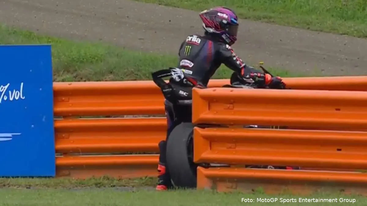Jorge Martin pilota Aprilia MotoGP nelle FP1 in Austria