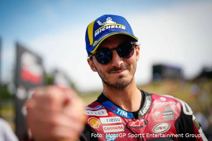 Pecco Bagnaia Ducati MotoGP rider in the Czech Republic