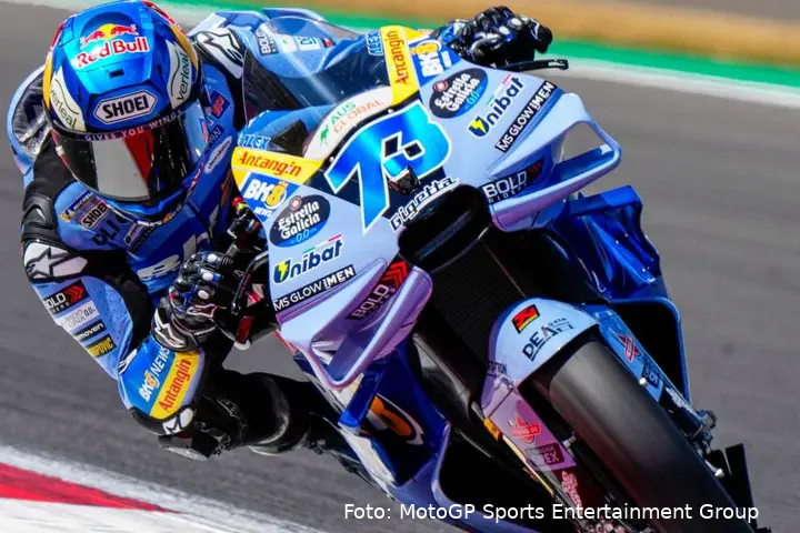 Alex Marquez guida la Ducati Gresini MotoGP a Silverstone