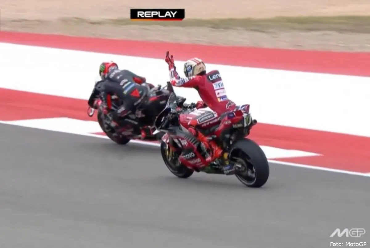 Marc Marquez e Marco Bezzecchi nelle Qualifiche MotoGP ad Austin
