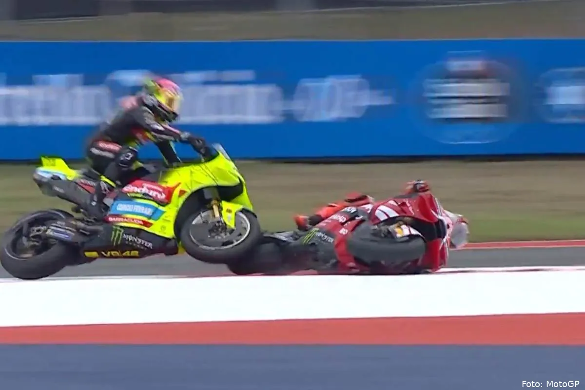 Marc Marquez e Fabio Di Giannantonio nella Sprint MotoGP ad Austin