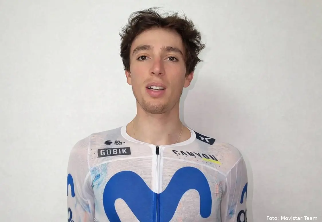 Pavel Novak, en un vídeo compartido por Movistar Team antes del Tour Down Under