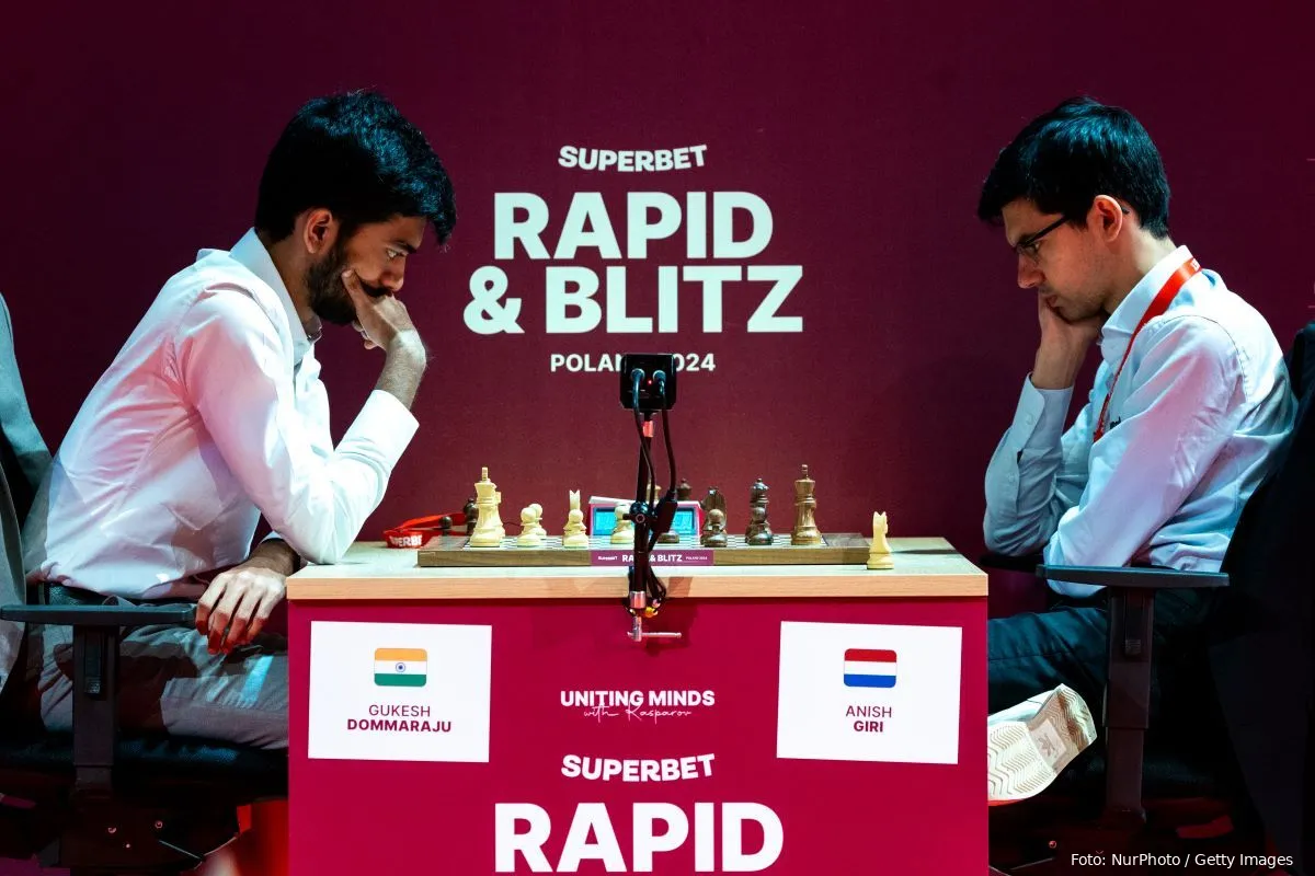 gukesh dommaraju and anish giri