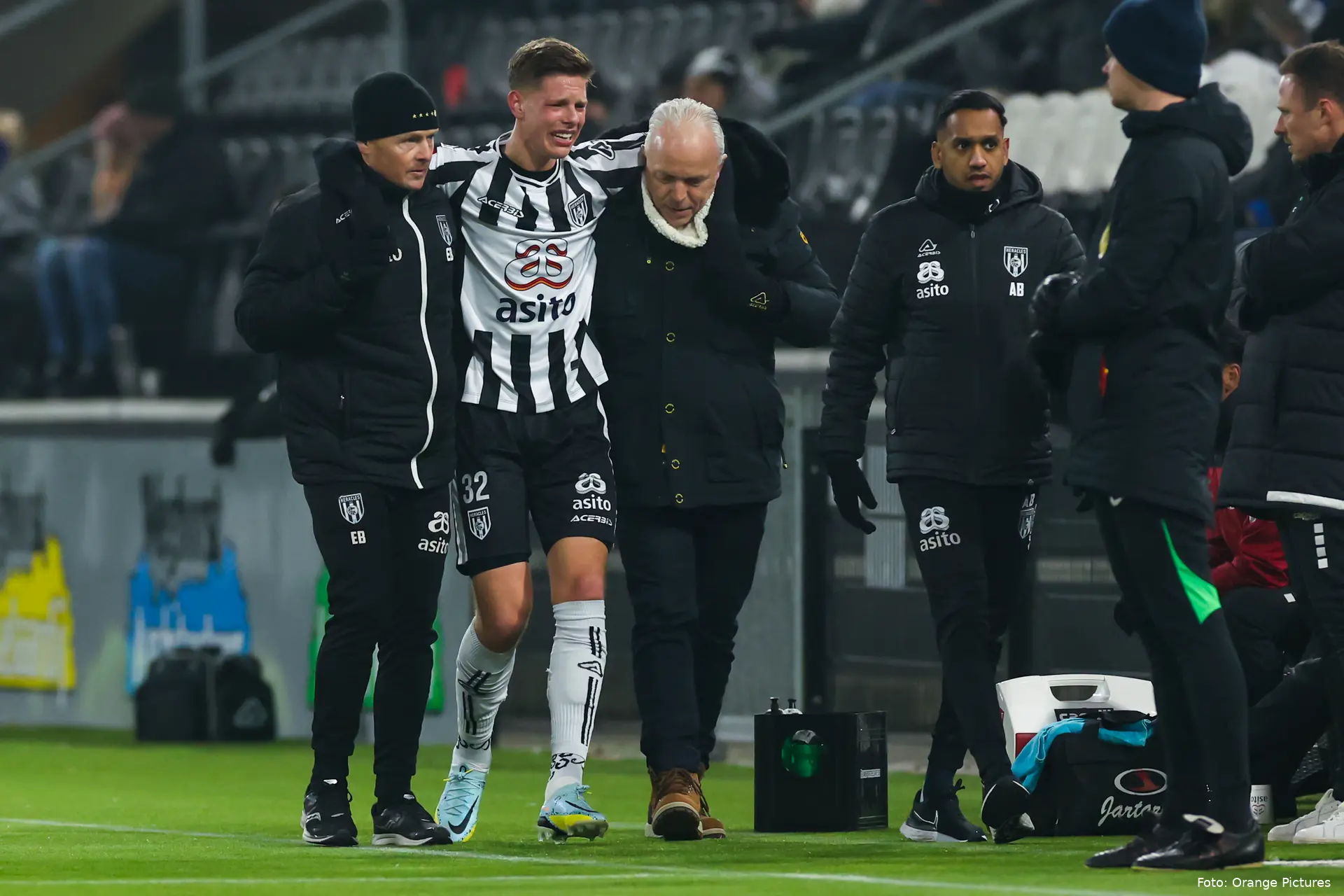 sem scheperman heracles almelo fc dordrecht van veld gedragen blessure keuken kampioen divisie 2022 2023
