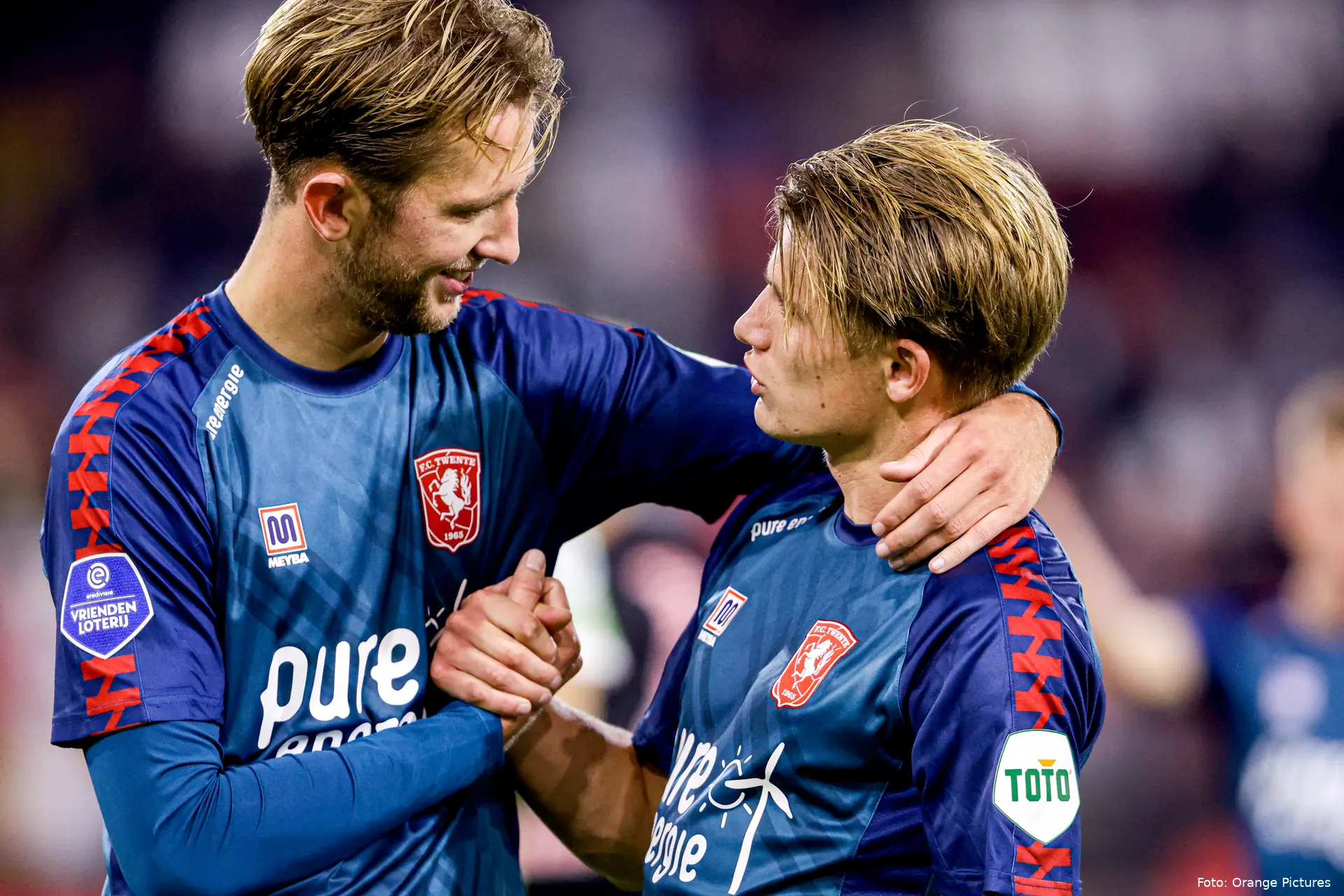 sem steijn michel vlap lachen handen schudden sparta rotterdam uit 2022 2023 eredivisie